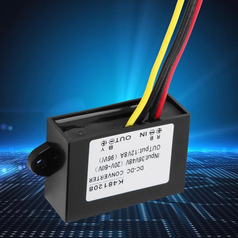 Spannungswandler DCDC 36V48V auf 12V 8A Netzteilmodul mit Abwärtstransformator (GYVRM-K481208) (1/5)