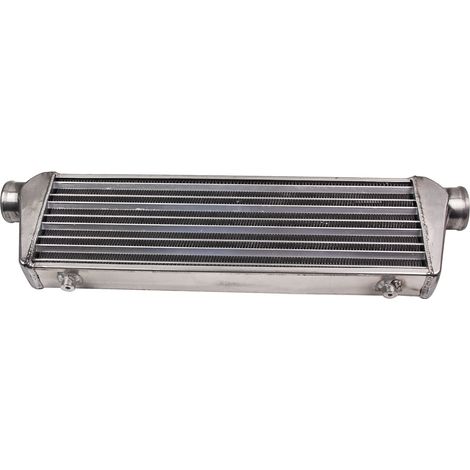INTERCOOLER DE MONTAJE FRONTAL TURBO 27"x7"x2.5" ALUMINIO Tube&Fin for BMW Audi Citroen Turbo Intercooler Kit de montaje frontal Tube & Fin Core