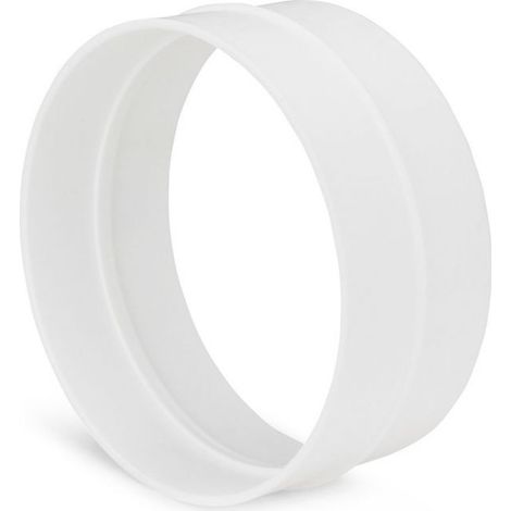 Empalme redondo PVC para extracción de humos - SIBER Diámetro: Ø150 mm