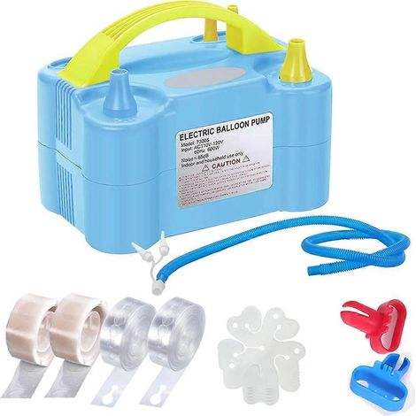 Elektrisches Ballonpumpen-Set für effiziente Partydekoration, hellblau (1/5)