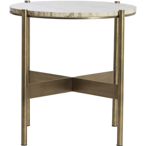 Light & Living Beistelltisch MACAPA antik bronze mit creme