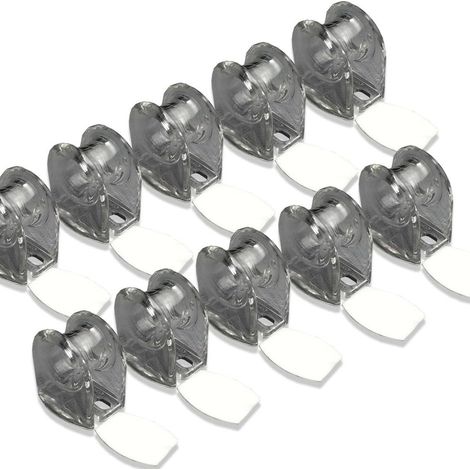 A5 Sicherheitsschnallen (10er-Packung), kompatibel mit Rollos, Jalousien, Wabenplissees und vielen anderen Vorhangarten. (1/5)