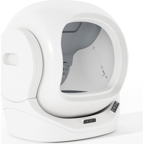Arenero automático inteligente para gatos 68L con app, 8L, limpieza automática (1/5)