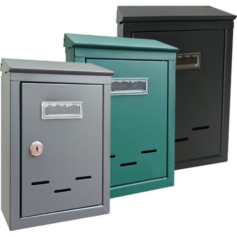 CASSETTA POSTALE 'MAGNOLIA' cm 20,5x6,8x H.30 - grigio antracite