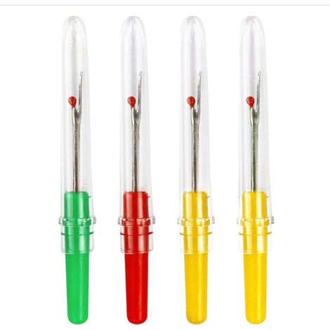 Set di 4 scucitori – adatto per bordi arrotolati, cuciture e tasche funge anche da taglia-cuciture e scucitore. (1/5)
