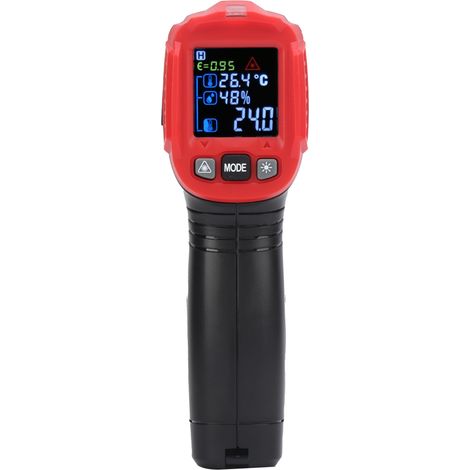 HT650C Thermomètre infrarouge industriel 50°C-800°C, testeur de température portatif pour cuisine (1/5)