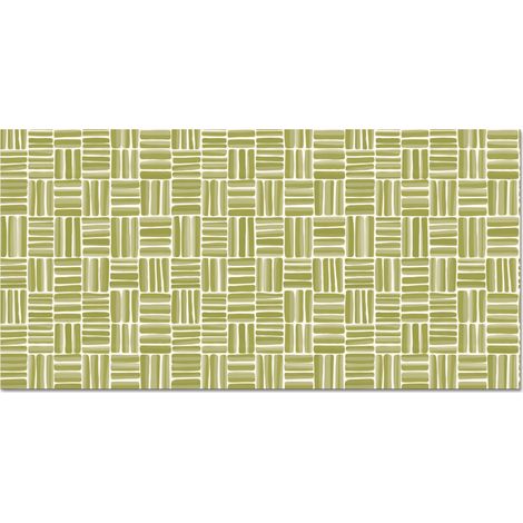 CRÉDENCE CUISINE Tresse - Motif - Vert 60x30 cm (1/5)