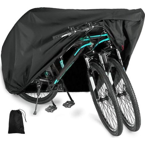 Housse de vélo avec protection pluie, en tissu Oxford 210D - XL (1/5)