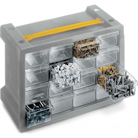 CASSETTIERA TERRY POKER 16 CON 16 CASSETTI - 279x150x195h