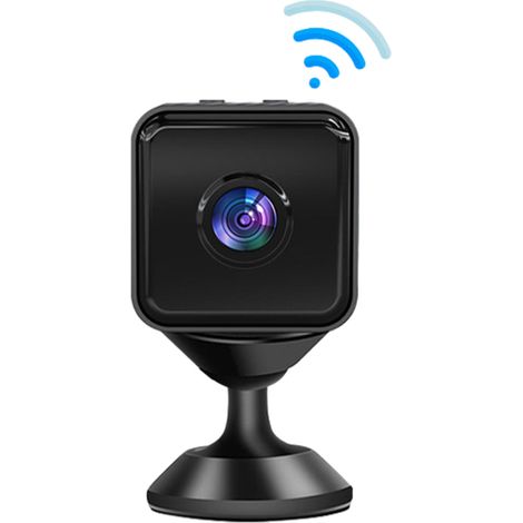 Filiyano-Caméra de sécurité compacte, caméra IP WiFi HD 1080p avec détection de mouvement, vision nocturne et enregistrement en boucle (1/5)