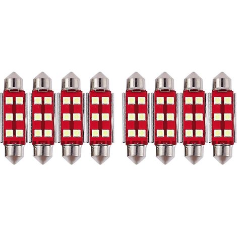 bombillas LED blancas xenón superbrillantes Canbus sin errores, 6 SMD 3030, 41 mm, 211-2, 212-2, 569, 578. (1/3)