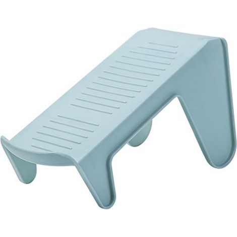 Étagère à chaussures pour armoire, peut contenir une paire de chaussures (bleue, pour une seule chaussure).