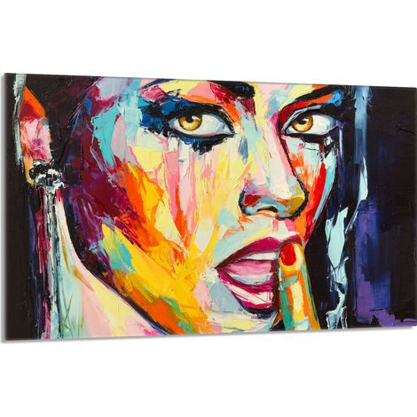 Glasschutzplatte für den Herd 80x52 Frau (1/5)
