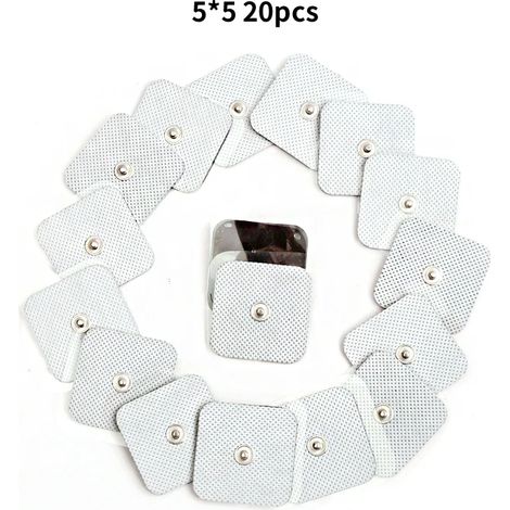 10/20 électrodes pour appareil de thérapie TENS, coussinets auto-adhésifs, stimulateur musculaire, masseur, soins de santé05281