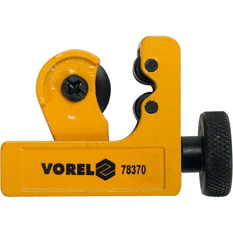 Vorel Cortador de Tubos 3-22 mm, ideal para cortar tubos con precisión, diseño compacto y duradero, 1 pieza.