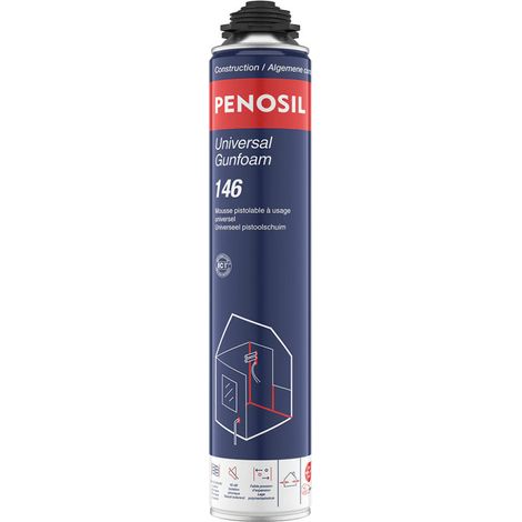 Mousse polyuréthane Universal Gunfoam 146 pistolable 690ml PENOSIL
