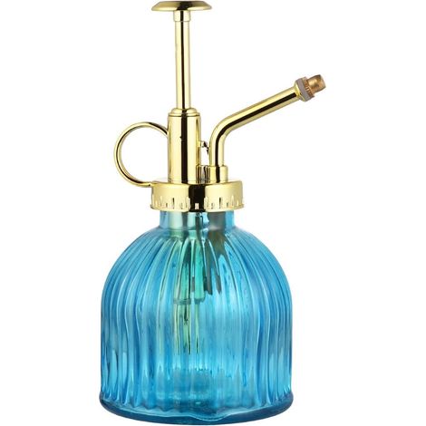 Gold Glas Gießkanne mit Sprühfunktion Vintage Design 1 Stück