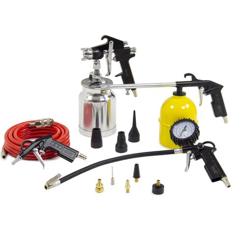 Wolf 13pc Professional Air Spray / Inflator Kit