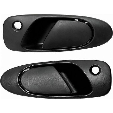 Poignée de porte extérieure compatible avec Honda Civic 1992-1995 et del Sol 1993-1997 (avec serrure) 72140-SR3-013 72180-SR3-013 (conduite à gauche) (1/4)
