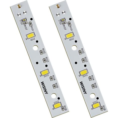 WR55X26671 Scheda luminosa a LED per frigoriferi 2 pezzi compatibile con frigoriferi LED GE Lampadina per frigorifero GE Lampadina per congelatore Sostituzione PS11767930 AP6035586 4468532 EAP11767930