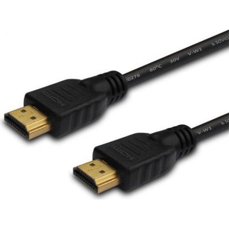 Coupleur d'antenne - connecteur d'antenne Savio HDMI - Câble HDMI 15 m Noir (SAVKABELCL-200)
