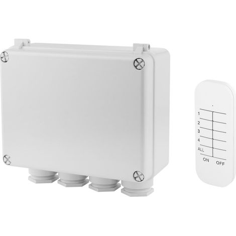 Smartwares SH4-99652 Caja de conmutación blanca para exterior