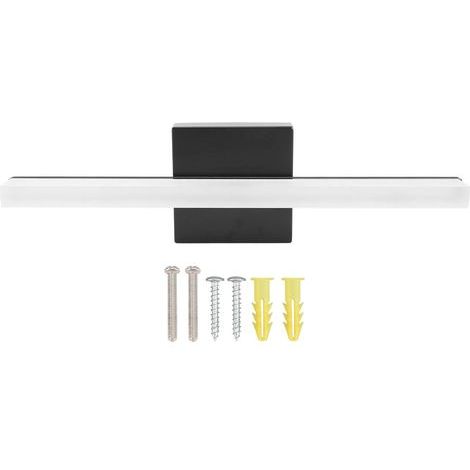 Applique murale LED 15,7 pouces, lumière blanche 6000K, à fixer au-dessus du miroir. Style moderne, idéale pour salle de bain ou chambre (85-265 V). (1/5)