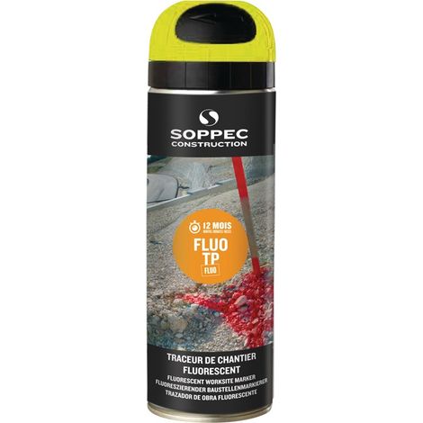 SOPPEC 141517E Baustellenmarkierspray FLUO TP leuchtgelb 500 ml (1/2)