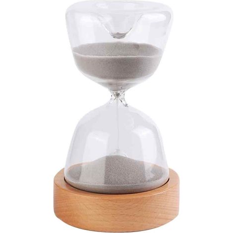 Reloj De Arena 2 En 1 - Luz Nocturna Led De 15 Minutos - Decoración De Escritorio - 16 5 Cm - 1 Unidad (1/5)