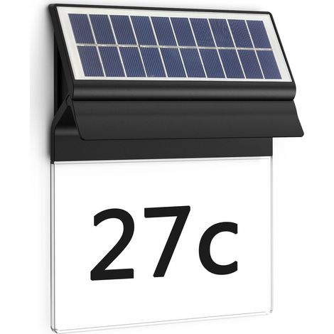 Philips Enkara Aplique de pared exterior (Negro) - Solar (1/4)
