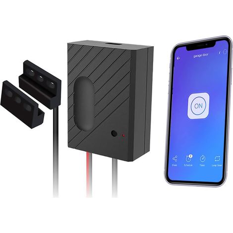 1 Interrupteur WiFi Smart Pour Ouvre-Porte De Garage, Contrôle Vocal Alexa, Application Ewelink, Maison Connectée