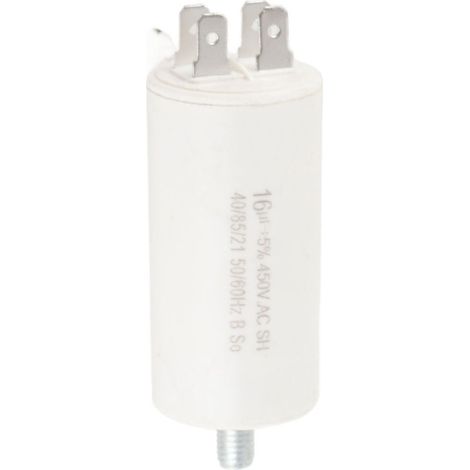 Condensateur de fonctionnement CBB60, condensateur de moteur à double cylindre pour machine à laver, appareils électroménagers, 450 V, 16 µF (1/5)