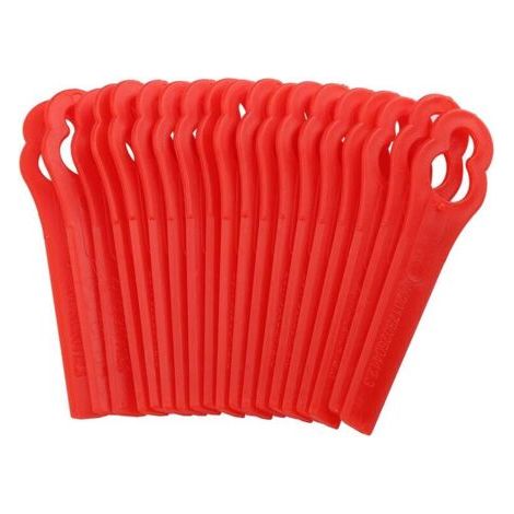 100 PCS Lames en Plastique de Rechange pour Coupe Bordure Faucheuse Lame De Découpe Machine Découpage Lames Moteur Pièces Kit pour FRT18A FRT18A1 Art 46155 FRT20A1 Accessoires (1/4)