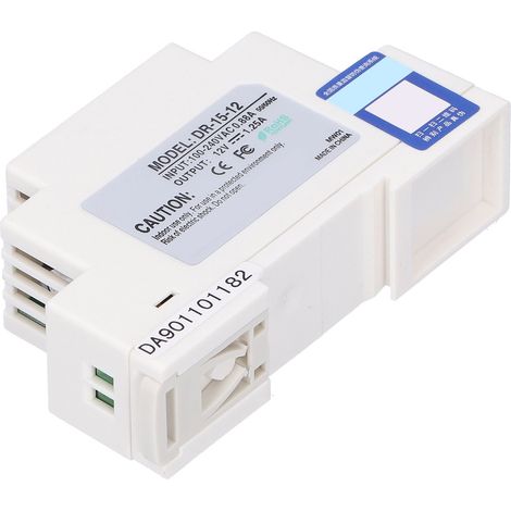 Schaltnetzteil der DR/DIN-Serie, einstellbar, geregelt, für LED-Mittel- und Niederspannungsgeräte, DR-15-12 (1/5)