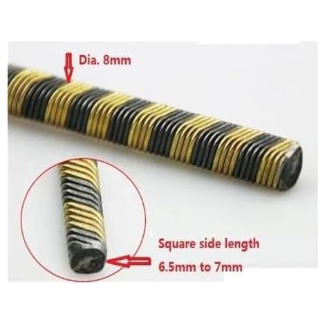 Arbre de transmission flexible à l'intérieur la pièce for sac dos, débroussailleuse gazon, taille-haie, règle vibrante béton, accessoires câble(90cm Long) 90cm Long - (1/5)