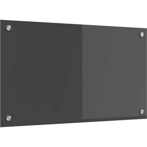 Protection de cuisine Gris foncé 70 x 40 x 0,6 cm verre trempé CFW57171 (1/5)