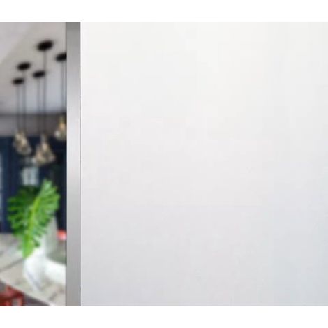 Adhesivos de vidrio esmerilado,Lámina opaca para ventanas de 30 x 300 cm,Resistente a los rayos UV,Aislamiento térmico,Se retira con agua (1/5)