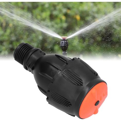 Arroseur rotatif 360° Filetage ext. 1/2" Plastique Orange Débit 650L/h Jardin Pelouse (1/4)
