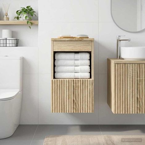 Mueble de Cuarto de Baño Roble 30 x 41 x 50 cm