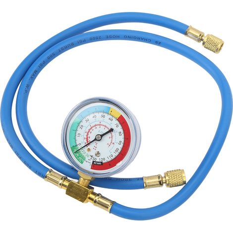 Kit de tuyaux de remplissage de fluorure pour climatiseur 134A, comprenant un raccord de réfrigérant et un ouvre-bouteille. (1/5)