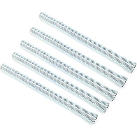 Kit de 5 cintreuses à ressorts élastiques pour tubes souples et courbés, accessoires de cintrage en acier.