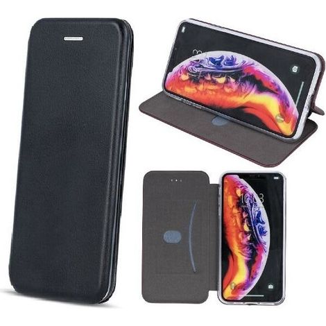 Portafoglio per cellulare Smart Diva di alta qualità per Xiaomi Redmi 5 - Nero (1/2)