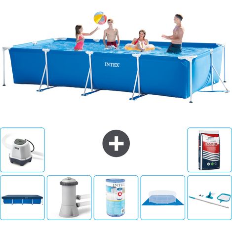 Intex Piscine Tubulaire Rectangulaire - 450x220x84 cm - 8-pièces  S40269 (1/5)