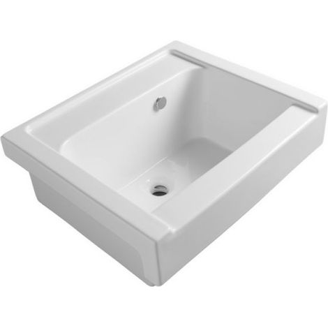 LAVABO IN CERAMICA LAVARREDO cm 75 x 50