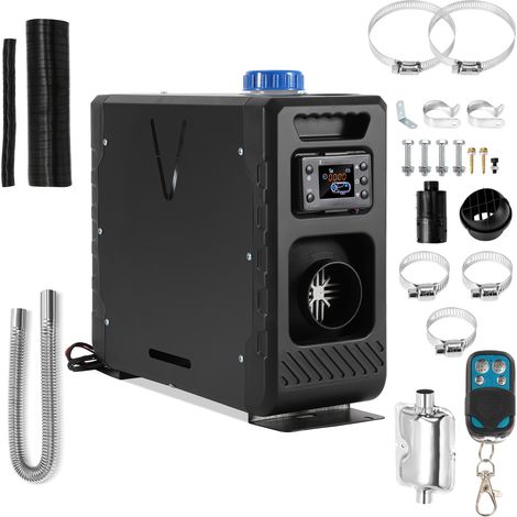 Jiubiaz Riscaldatore diesel ad aria – 8 kW – 12/24 V – Bluetooth, LCD e telecomando – 1 uscita aria – verticale – serbatoio 5 L – tutto in uno (1/5)
