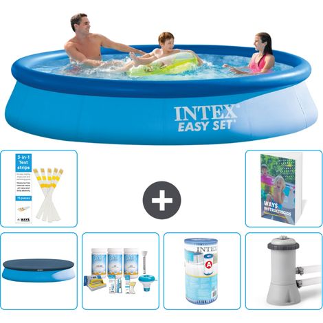 Intex Piscina Easy Set Rotonda - 366x76 cm - 7-pezzi  S34