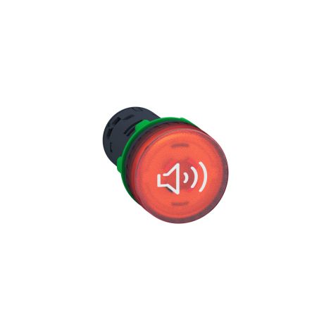 Segnalatore acustico-luminoso rosso 230 240 Vac continuo-intermittente - XB5KS2M4