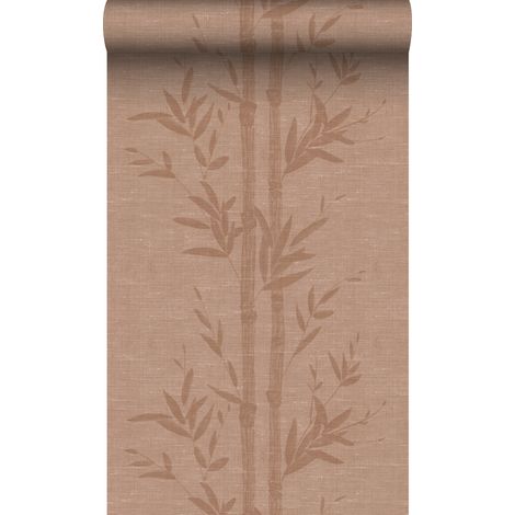 papier peint bambou rose terracotta - Origin Wallcoverings (1/5)