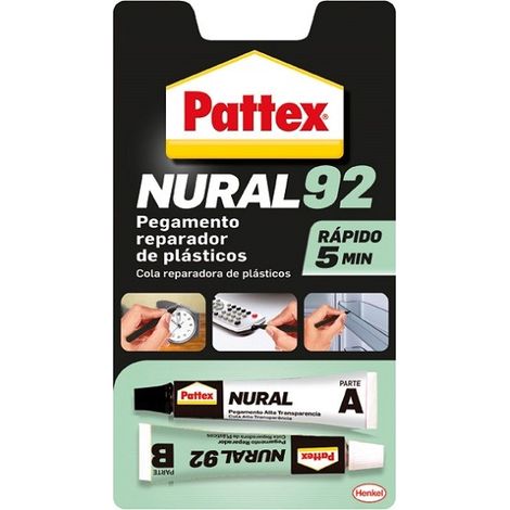 Nural 92 pegamento reparador de plasticos 22 ml