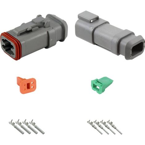 Kit Connecteurs Series DT Male Femelle 4 Voies CE04